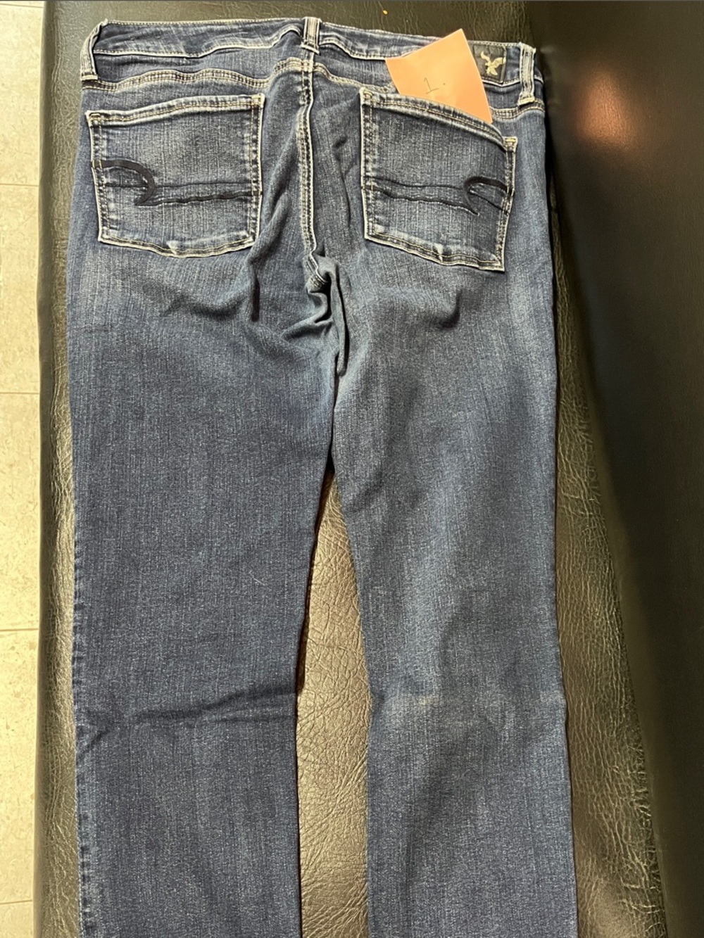 American Eagle Outfitters Women's Skinny Jeans in Dark Blue Wash